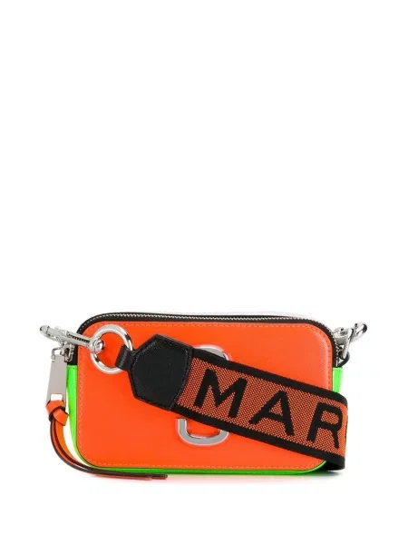 Torba za lančane priveznice Marc Jacobs s vezicama sa šljokicama s draperijom zlatna