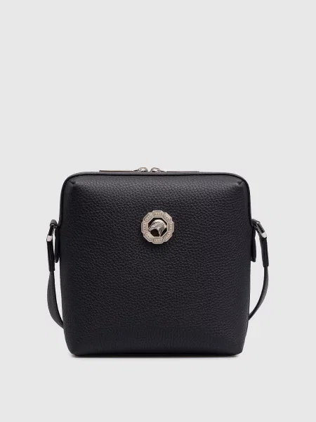 Кожаная сумка Stefano Ricci синяя