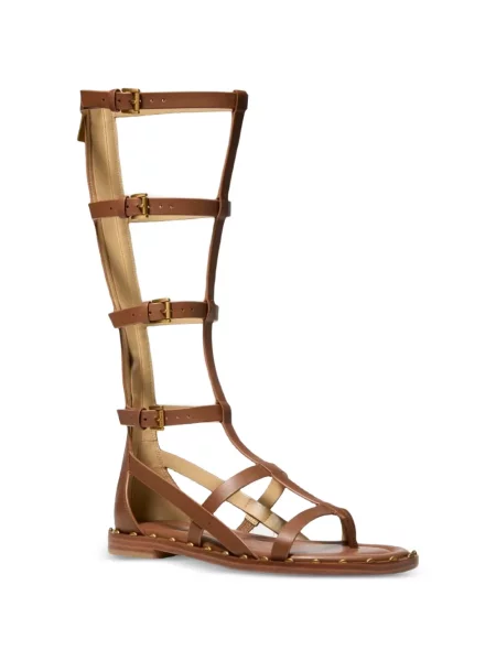Sandale Michael Michael Kors cu cataramă maro
