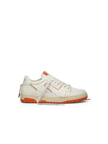 Sneakersy Barracuda skórzane białe