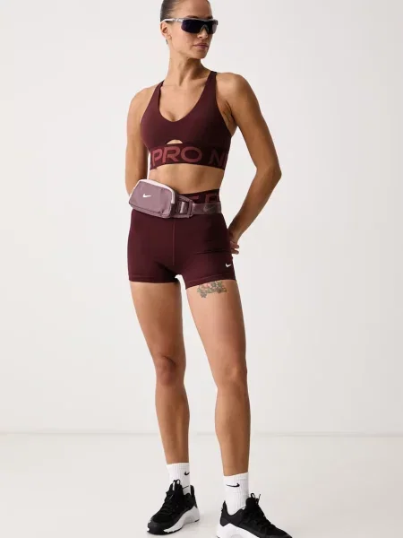 Nike σορτς αθλητικά Γυναικεία Pro Sculpt καφέ