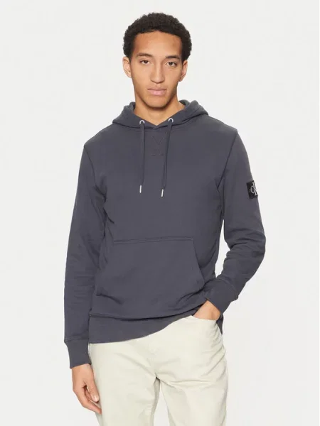 Mikina Calvin Klein Jeans modrá