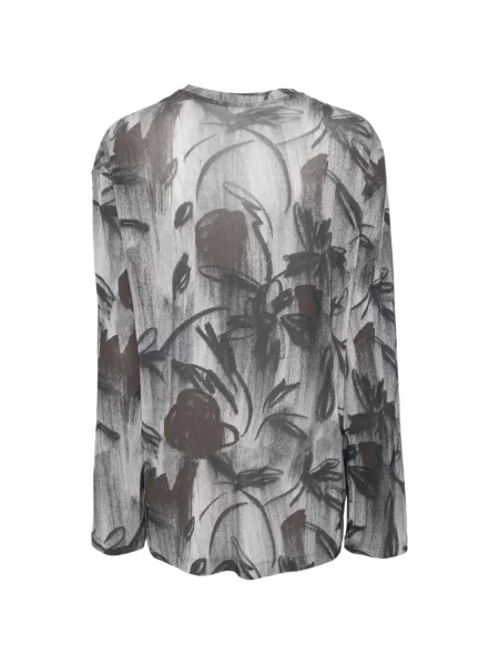 Lung tricou Jnby cu imagine gri