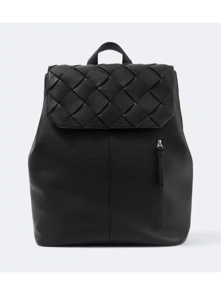 Rucsac Bottega Veneta din piele negru