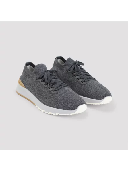 Sneakersy Brunello Cucinelli szare