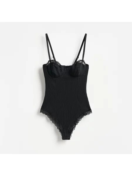 Reserved LADIES` BODY SUIT černý