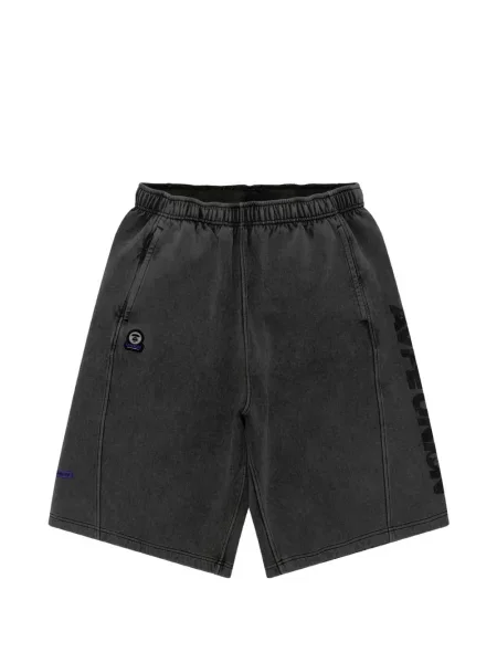 Pantaloni scurți Aape By A Bathing Ape cu autograf gri
