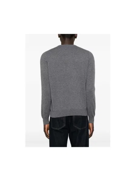 Sweter La Fileria z kaszmiru szary