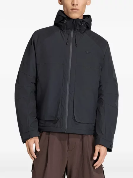Fotbal geacă Adidas din jerseu alb