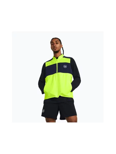 Жилет для бігу Under Armour Run Everywhere high-vis yellow/midnight navy/white білий