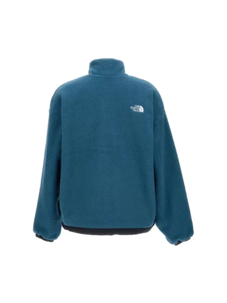 Bluza sportowa The North Face dwustronna niebieska