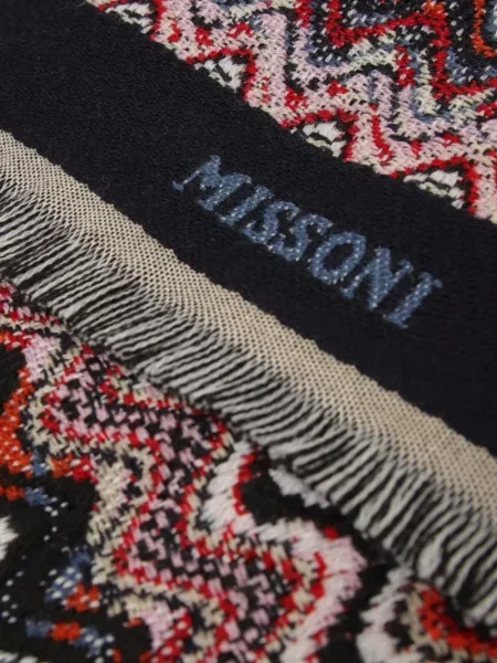 Fular Missoni de lână roșu