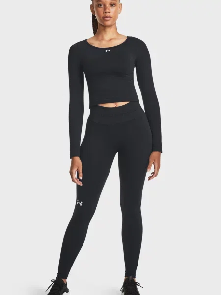 Бесшовный лонгслив Under Armour черный