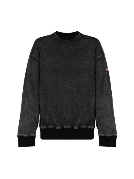 Bluza z kapturem Diesel z kapturem szara