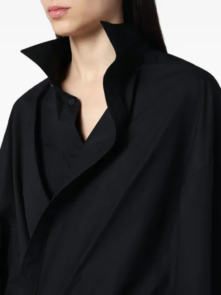 Rochie tip cămașă Balenciaga negru