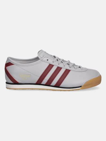 Δερμάτινα αθλητικά παπούτσια adidas Originals Italia γκρι