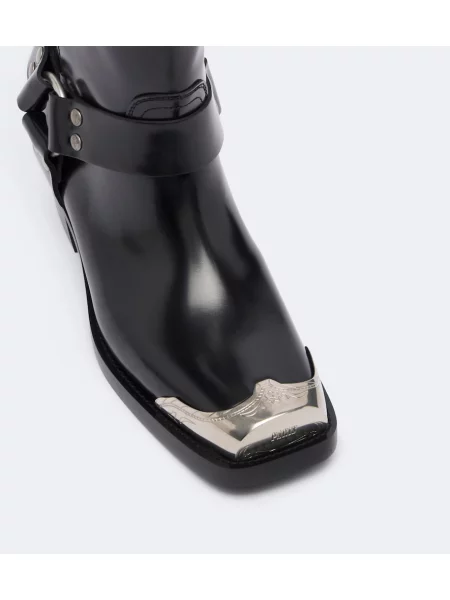 Botine Paris Texas din piele negru
