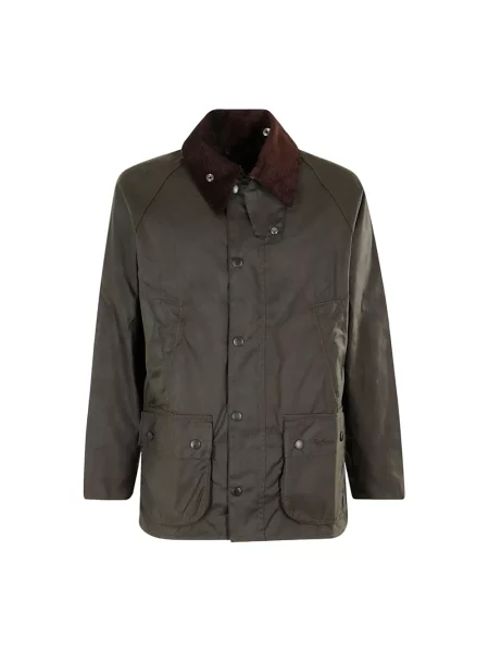 Lniana lekka kurtka Barbour zielona