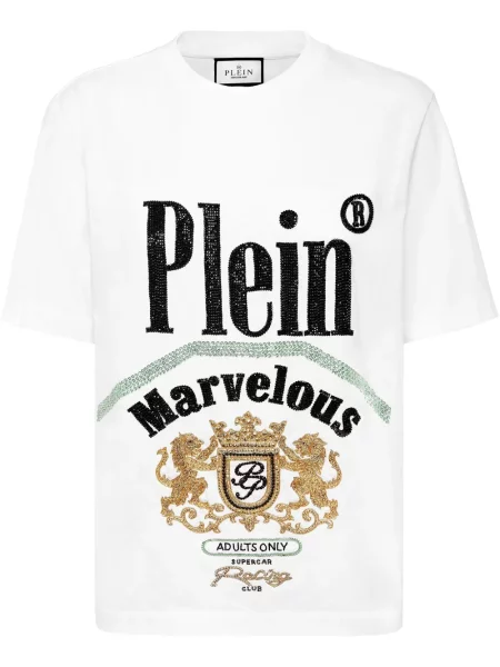 Tricou Philipp Plein alb