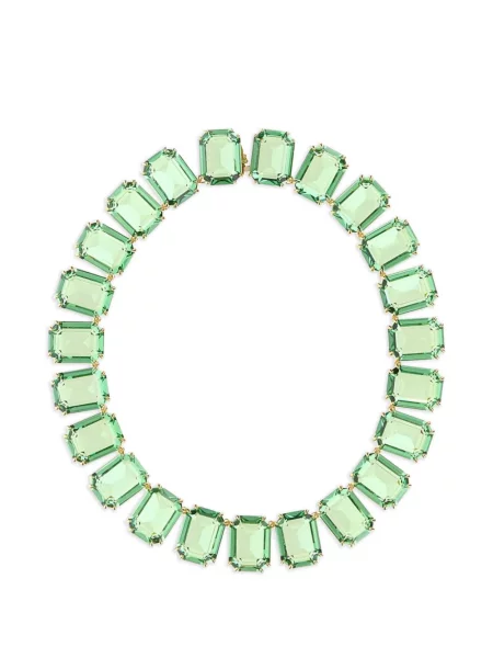 Ogrlica Swarovski s kristalima zlatna