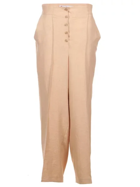 Штани повсякденні LadyLike бавовна/поліестер бежевий