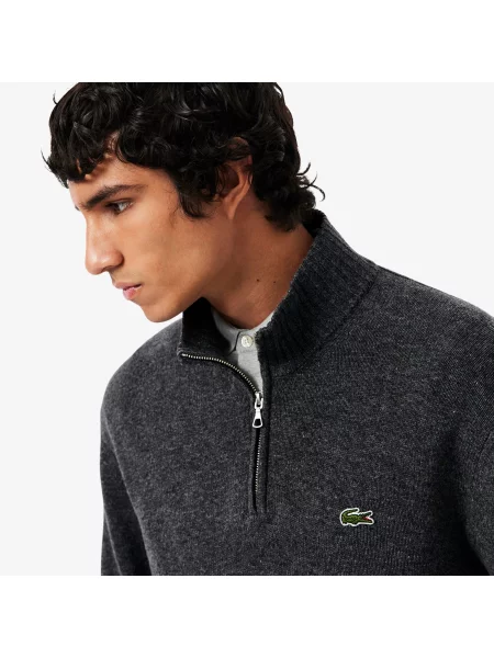 Класичний светр Lacoste сірий