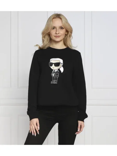 Karl Lagerfeld Hanorac ikonik negru