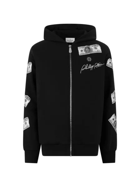Hanorac cu glugă Philipp Plein negru