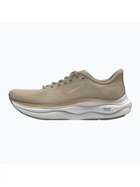 Мъжки обувки за бягане Mizuno Wave Sky 9 pale khaki/curds & whey/curds & white бяло