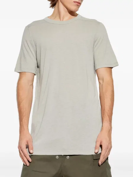 Tricou Rick Owens cu decolteu rotund scurt gri