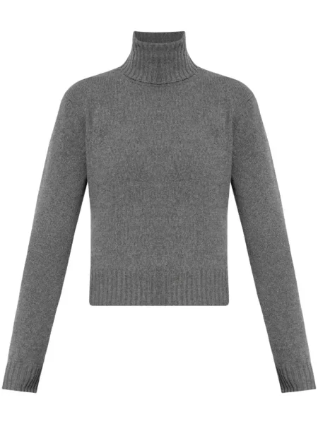 Pulover Ami Paris din cașmir gri