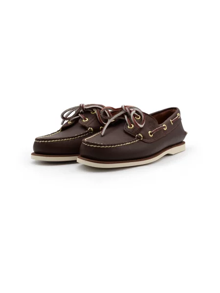 Półbuty Timberland skórzane klasyczne brązowe