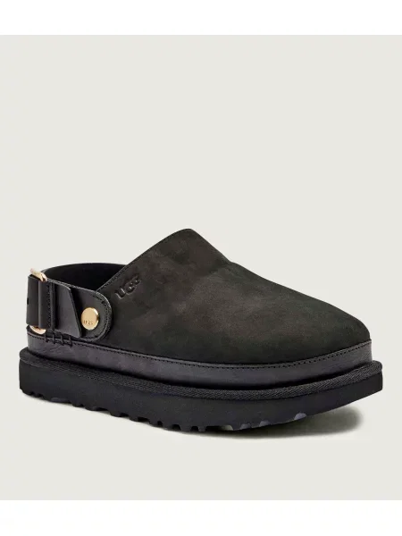 Papuci tip mules Ugg din piele negru