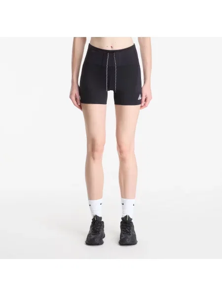 Šortky Nike ACG Dri-FIT High-Waisted 4" Trail Running Shorts Black/ Summit White S bílé