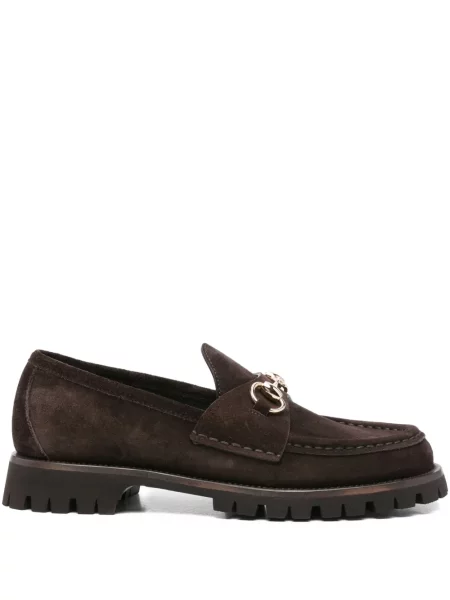 Pantofi loafer Gucci maro