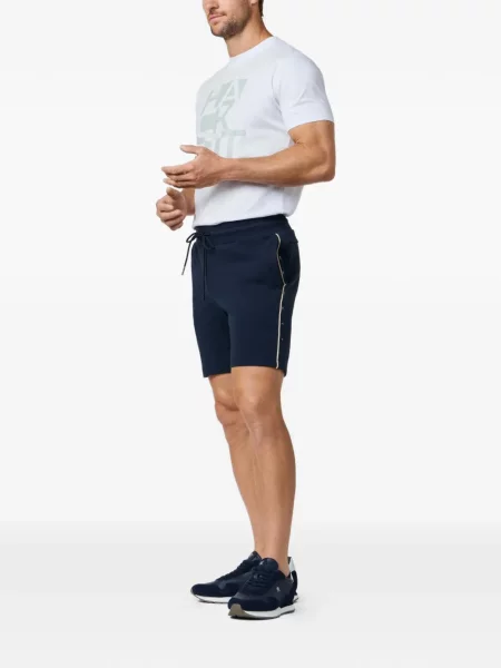 Pantaloni scurți Hackett cu imagine cu cordon albastru