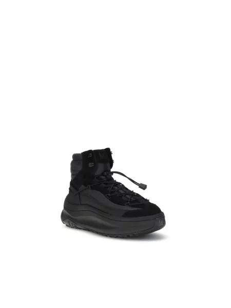 Sneakersy Moon Boot skórzane czarne