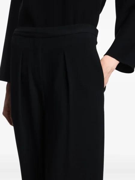 Pantaloni Emporio Armani plisate negru