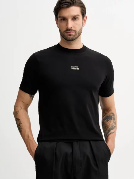 Kratka majica Karl Lagerfeld črna