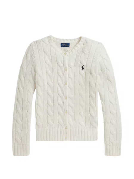 Kardigan dziecięcy Polo Ralph Lauren biały
