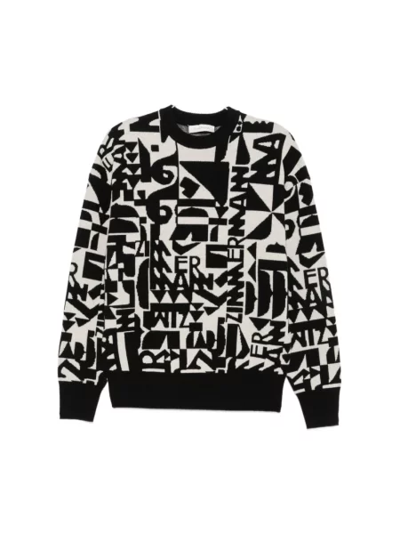 Sweter Zimmermann z logo czarny