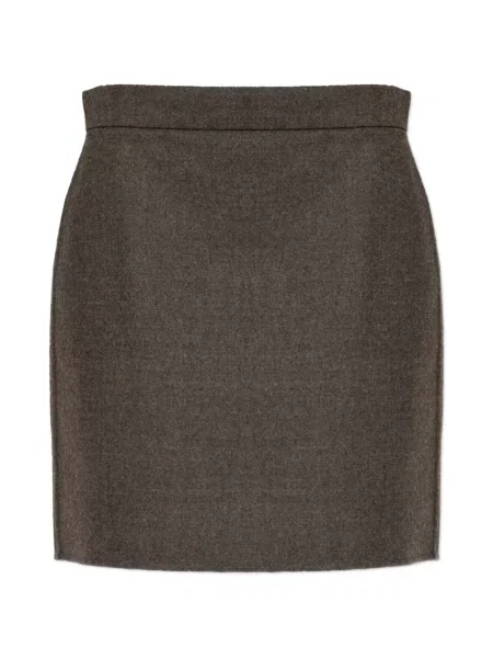 Scurt fustă Max Mara de lână maro