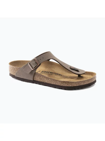 Tenisky Birkenstock Gizeh Birko-Flor Birkibuc mocca EUR 38 šedé
