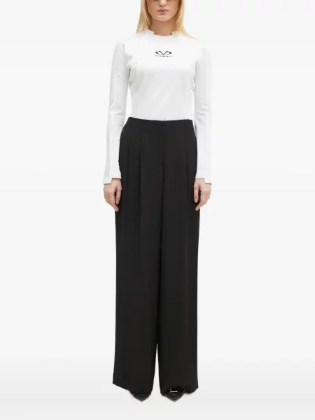 Tricou Vetements lung alb