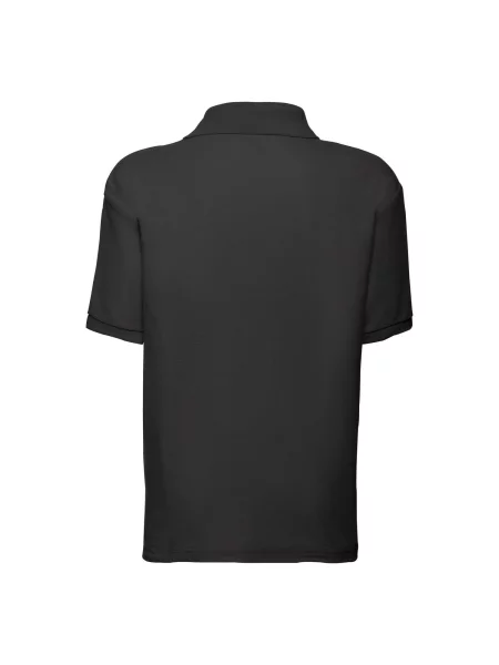 Tricou polo copii Fruit Of The Loom gri