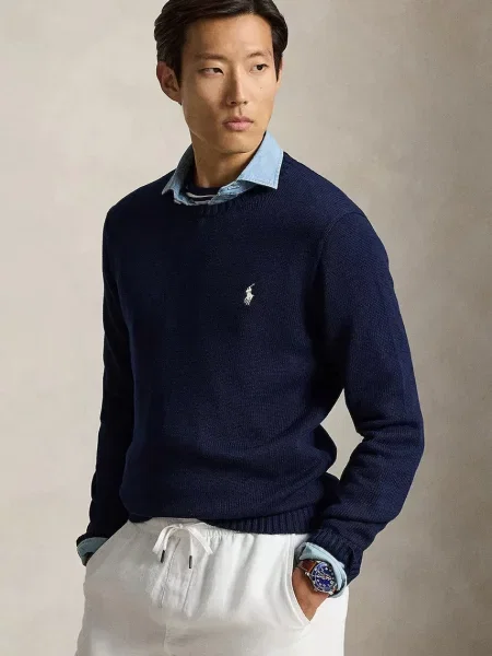 Polo Ralph Lauren Pulover Bleumarin