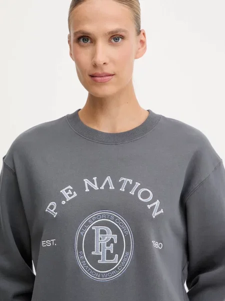 Кофта P.E Nation Voyage з аплікацією сірий