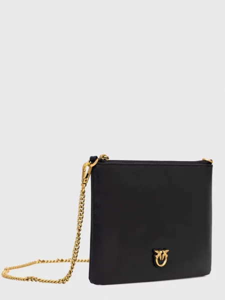 Rucsac Pinko din piele fără toc clasic negru