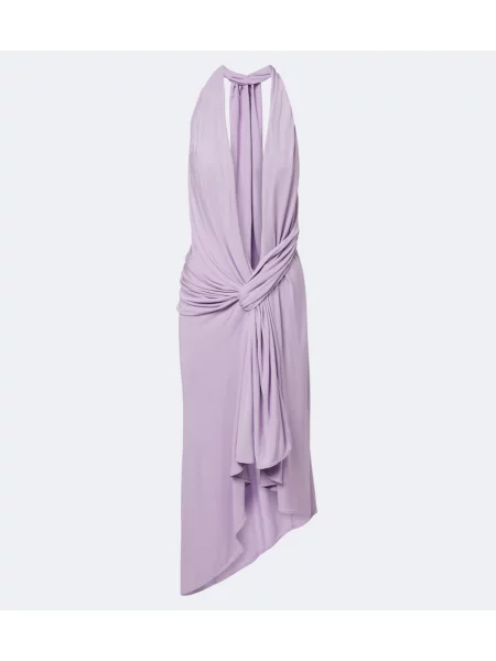 Rochie Christopher Esber drapată violet
