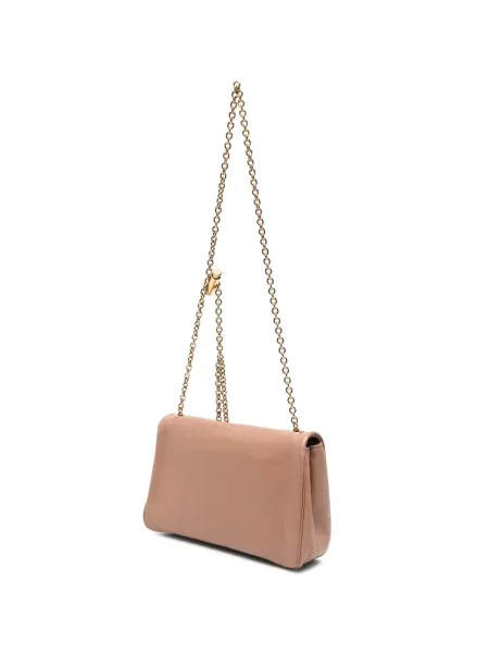 Geantă Chloé din piele roz